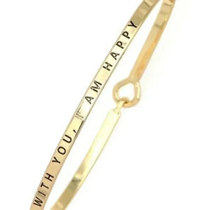 With You I Am Happy Bracelet